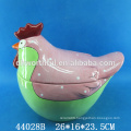 Hand painting Easter ceramic storage jar